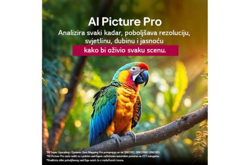 LG QNED televizor 65QNED86A3A, 4K Ultra HD, Smart TV, WebOS 25 (Re:New Program), α8 AI Processor Gen2, 120Hz VRR, LG ThinQ, Magični daljinski, Crni