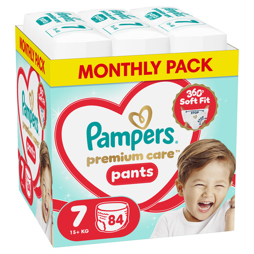 Pampers Pants pelene gaćice veličina 7 Extra Large Mega Pack 84 kom (15+ kg)