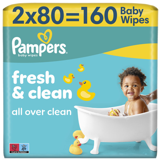 Pampers Fresh vlažne maramice 2x80 kom (160 kom)