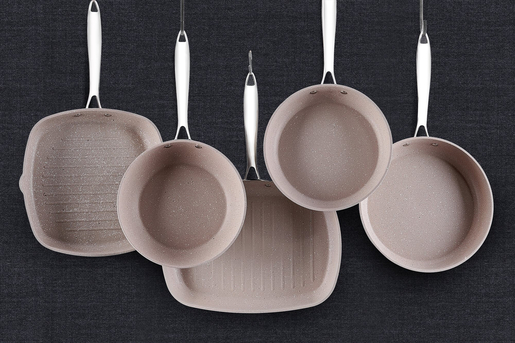 KORKMAZ Granit wok tava 24x6,5 cm A1273