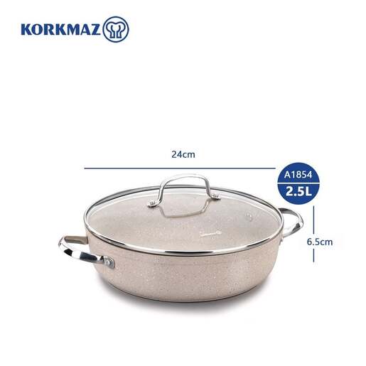 KORKMAZ Granit lonac 24x6,5 cm 2,5L A1854