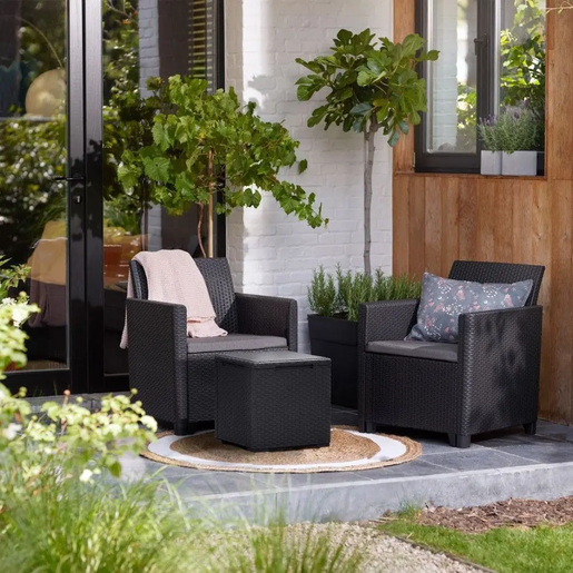 KETER Marie Vigo balkonski set grafit sivi – za balkon i terasu