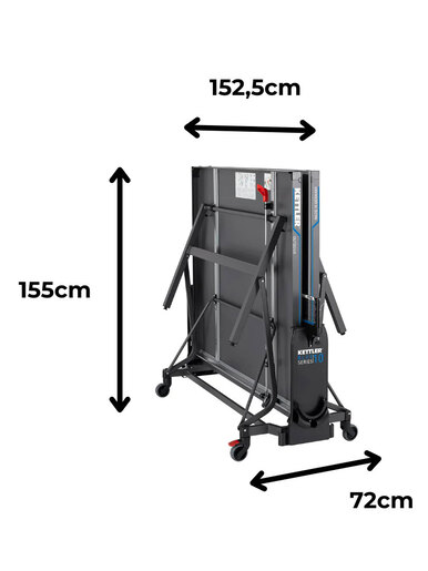 KETTLER K10 Outdoor stol za stolni tenis sklopivi 6 mm