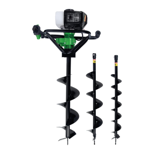 ISKRA bušač za zemlju 1,45 kW sa tri burgije 100, 150 200 mm ERO IE-EA1450