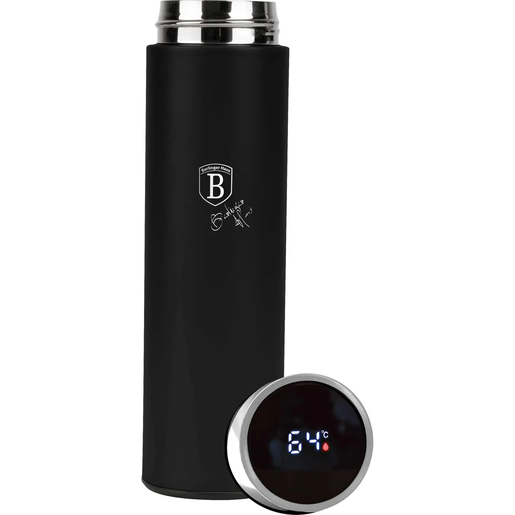 Berlinger Haus termos boca 0.5 L sa LED indikatorom temperature Matte Black Collection – BH/9681