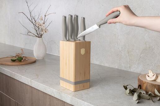 Berlinger Haus set noževa sa bambusovim stalkom 6/1 Sahara Collection – BH/2973