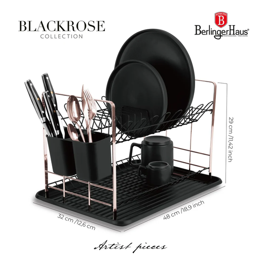 Berlinger Haus ocjeđivač posuđa Black Rose Collection – BH/8644