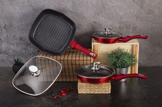 Berlinger Haus set tava 6/1 Burgundy Collection – BH/6189