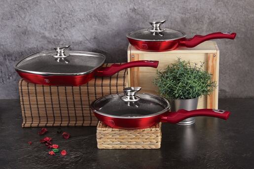 Berlinger Haus set tava 6/1 Burgundy Collection – BH/6189