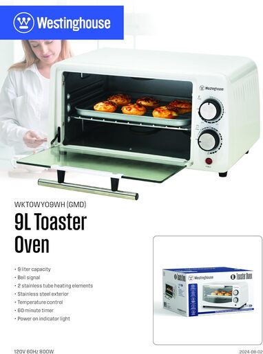 Westinghouse mini pećnica bijela – WKTOWY09WH