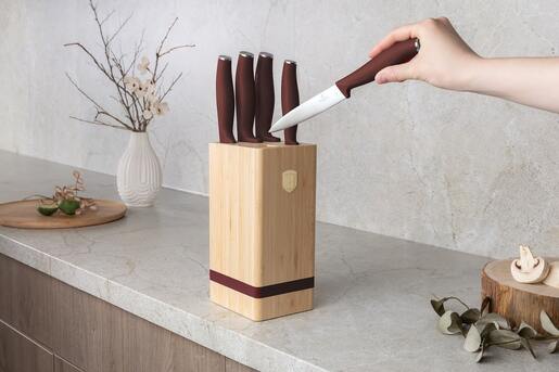 Berlinger Haus set noževa sa bambusovim stalkom 6/1 Leonardo Collection – BH/2972