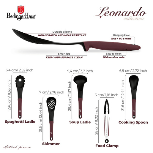 Berlinger Haus set kuhinjskih pomagala 5/1 Leonardo Collection – BH/6337