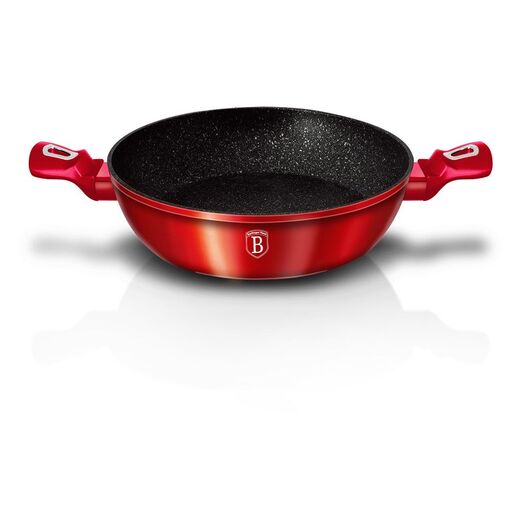 Berlinger Haus plitka šerpa s poklopcem 28 cm 3.8 L Burgundy Collection – BH/1263