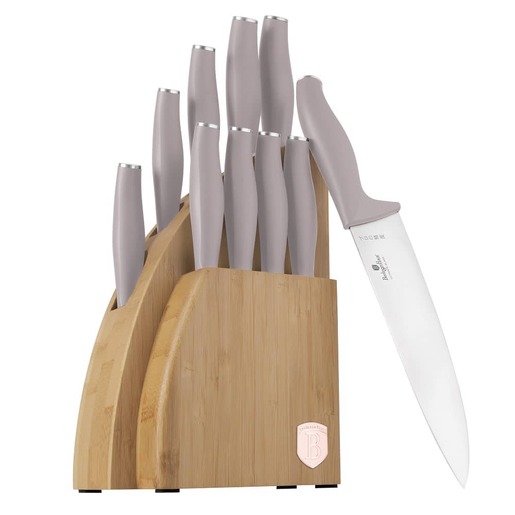Berlinger Haus set noževa sa bambusovim stalkom 10/1 Taupe Collection – BH/3122