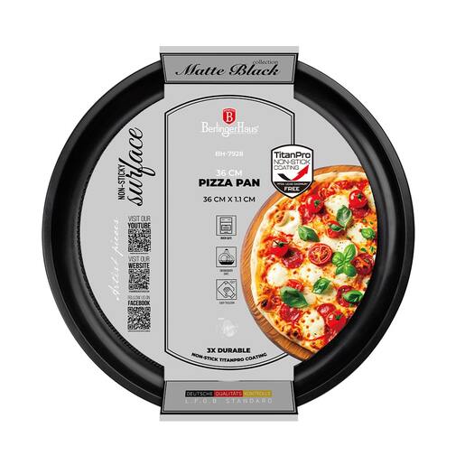 Berlinger Haus kalup za pizzu 36 cm Matte Black Collection – BH/7928