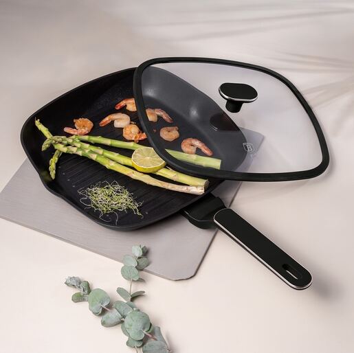 Berlinger Haus grill tava s poklopcem 28 cm Black Rose Collection – BH/8355