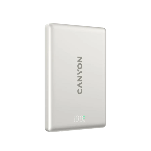 CANYON power bank  magnetic CNS-CPB500G, OnPower 500 PD20W 5000mAh Aluminium Star Grey