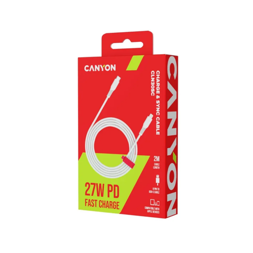 CANYON kabel CLN30SC C-L 30W 2m White