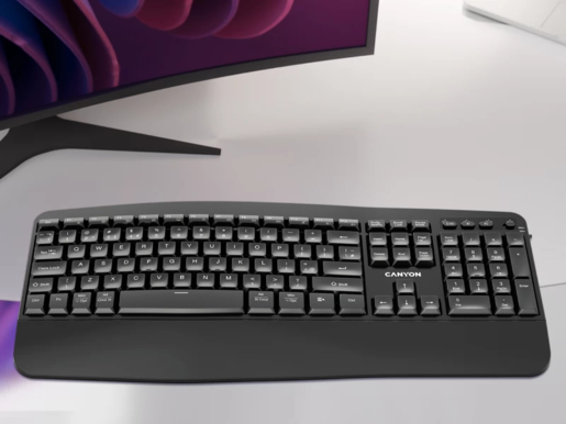 CANYON tastatura HKB-W6 Wireless Black
