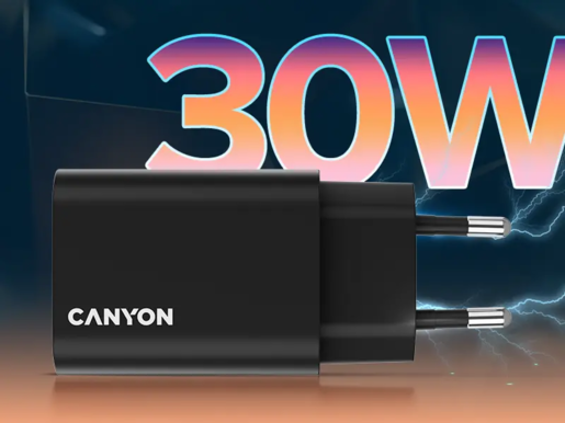 CANYON punjač OnCharge 30CL Max Power 30W 1xPD EU Black