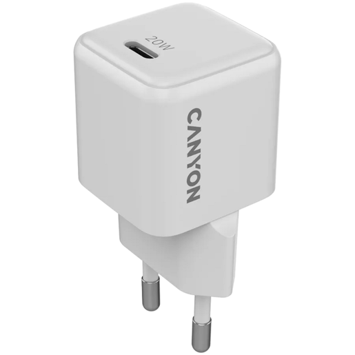 CANYON punjač CU20C GaN 20W 1xPD EU White