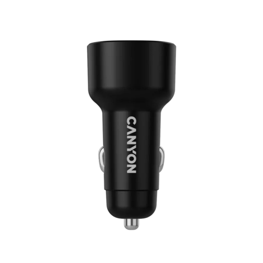 CANYON auto punjač punjač OnDrive 60 PD 60W 2xUSB-C Black