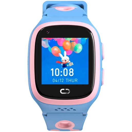 Canyon pametni sat, dječiji ZEFIR KW-49 E-SIM 4G GPS WiFi Video Music Games English learning, Pink&Blue