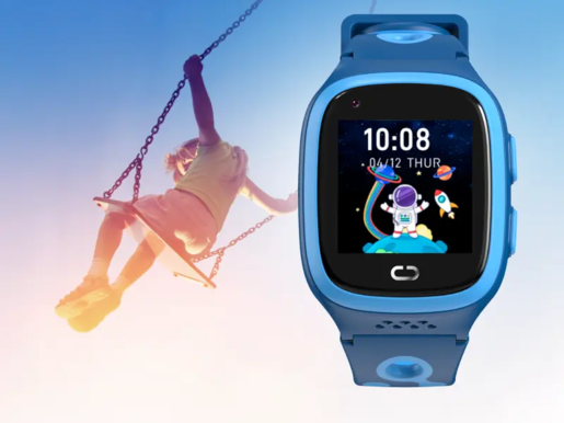 Canyon pametni sat, dječiji ZEFIR KW-49 E-SIM 4G GPS WiFi Video Music Games English learning, Blue