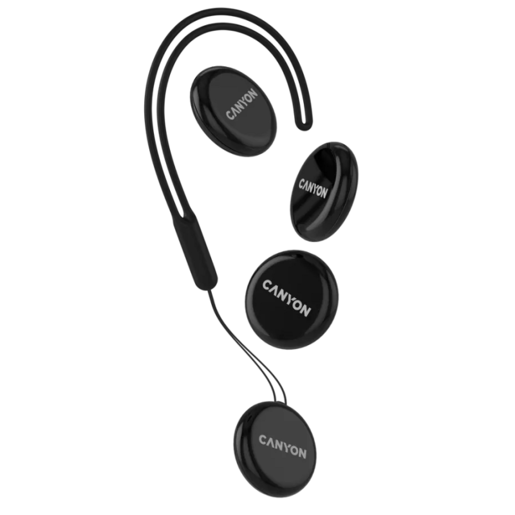 CANYON smart tag ONTAG 1 iOS 4 pcs KIT Black