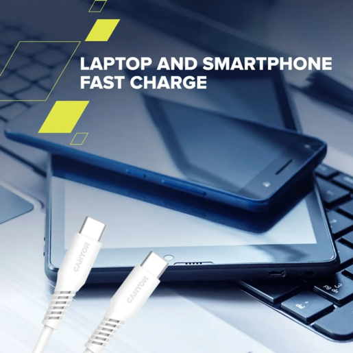 CANYON kabel CC60SC C-C 60W 2m White