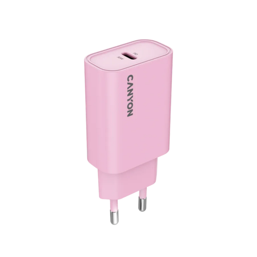 CANYON punjač OnCharge 30CL Max Power 30W 1xPD EU Pink