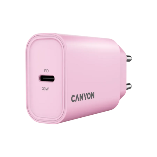 CANYON punjač OnCharge 30CL Max Power 30W 1xPD EU Pink