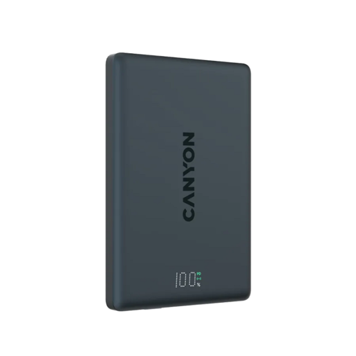 CANYON power bank magnetic  CNS-CPB500B,  OnPower 500 PD20W 5000mAh Aluminium Interstellar Black