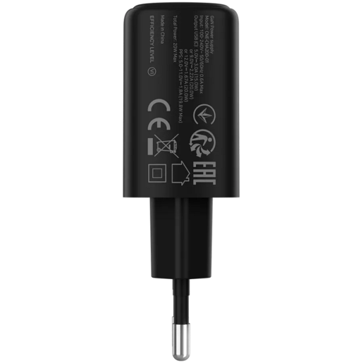 CANYON punjač OnCharge 200 20W 1xPD EU Black