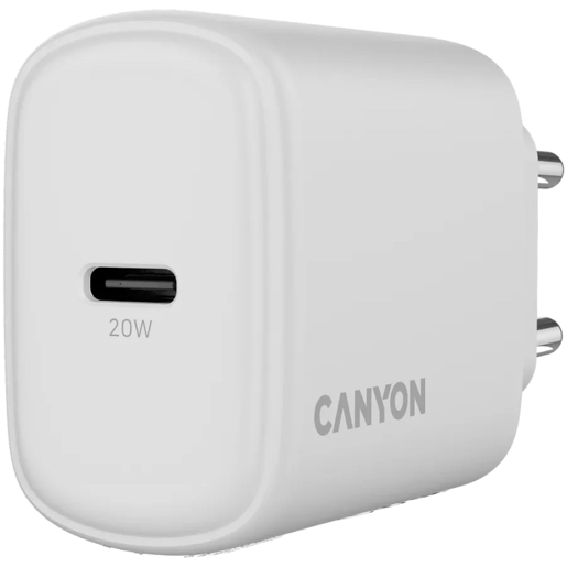 CANYON punjač OnCharge 200 20W 1xPD EU White