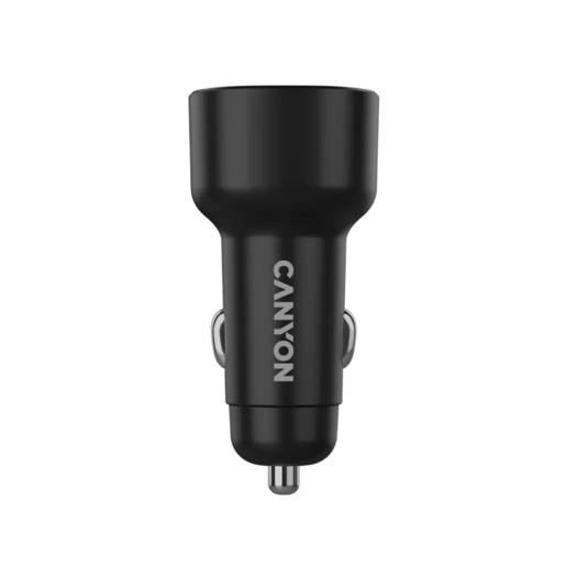 CANYON auto punjač punjač OnDrive 85 PD 85W USB-A+USB-C Black