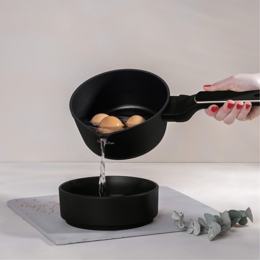 Berlinger Haus šerpa s dugom ručkom 16 cm 1.2 L Black Rose Collection – BH/8349