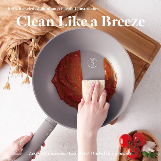 Berlinger Haus wok tava 28 cm 3.2 L Taupe Collection – BH/8093