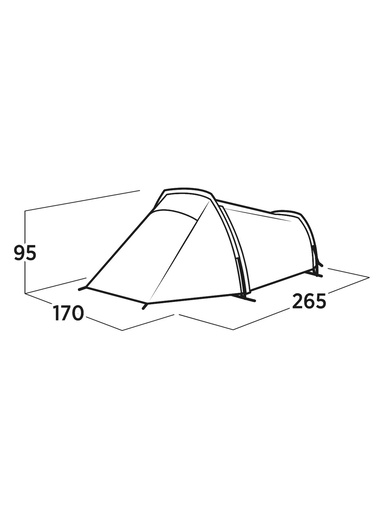 EASY CAMP šator 2 osobe Sarek 2 3000 mm