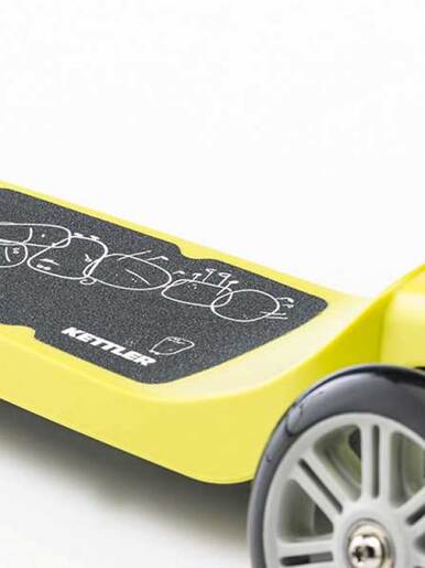 KETTLER dječiji romobil Zazzy Lime sklopivi žuti