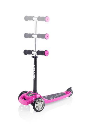 KETTLER dječiji romobil Zazzy Fuxia sklopivi plavi