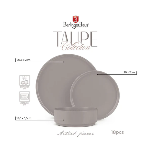 Berlinger Haus set tanjira 18/1 Taupe Collection - BH/10006
