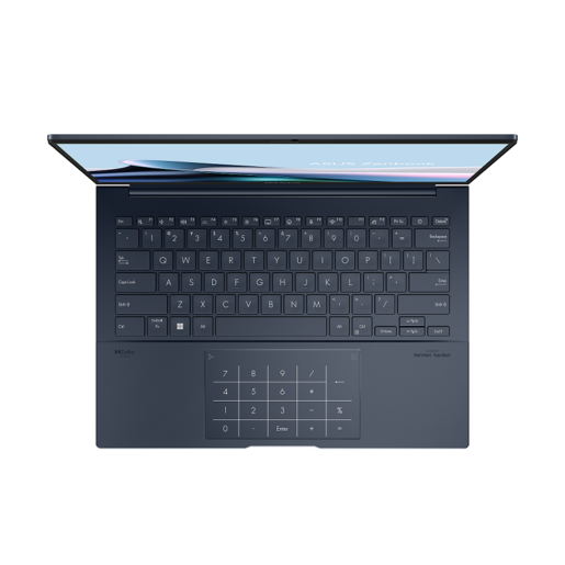 ASUS laptop Zenbook 14 UX3405CA-PZ109X, Intel Core Ultra 9 285H, 14" 3K OLED 120Hz Touch Glossy, 32GB LPDDR5X RAM, 1TB SSD, Intel Arc Graphics, Windows 11 Pro