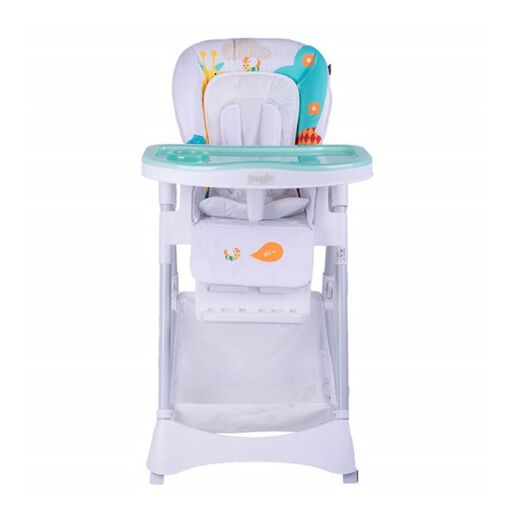 JUNGLE hranilica Teddy tirkizna - podesiva sa točkićima i pladnjem