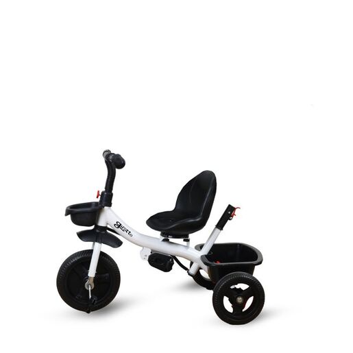 JUNGLE dječiji tricikl Girotto sa ručkom i rotirajućim sjedištem, zeleni