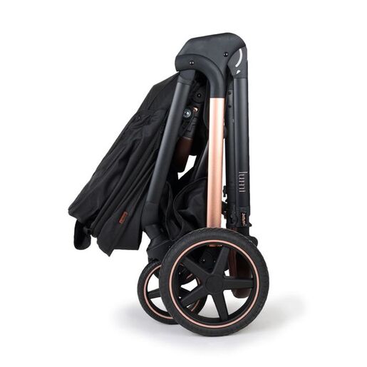 JUNGLE Lumi dječija kolica 3u1 sa autosjedalicom i korpom, crna