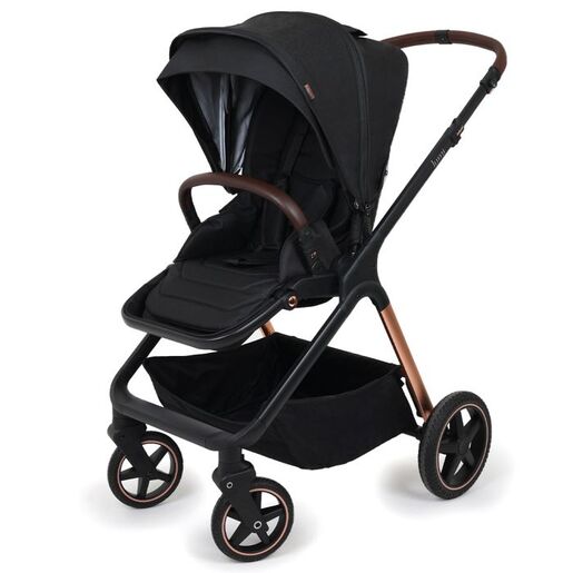 JUNGLE Lumi dječija kolica 3u1 sa autosjedalicom i korpom, crna