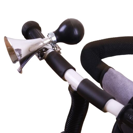 JUNGLE dječiji tricikl Girotto sa ručkom i rotirajućim sjedištem, bijelo bež