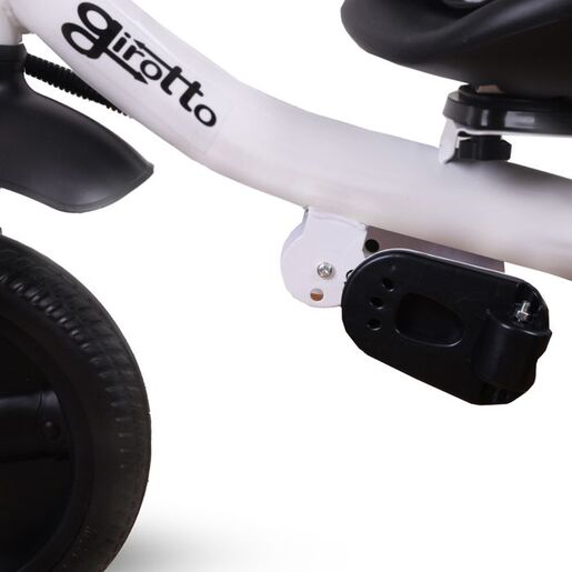 JUNGLE dječiji tricikl Girotto sa ručkom i rotirajućim sjedištem, bijelo bež