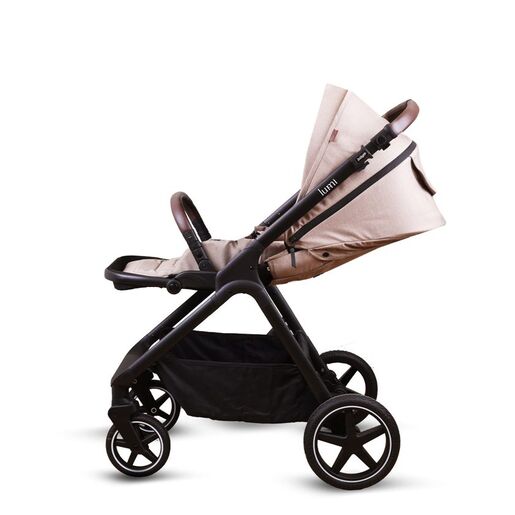 JUNGLE Lumi dječija kolica 3u1 sa autosjedalicom i korpom, bež